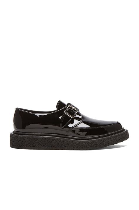 Saint Laurent Patent Leather Creepers in Black .